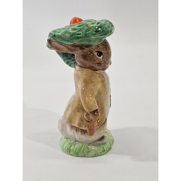 KSD Royal Albert Beatrix Potter Benjamin Bunny 4" Porcelain Figurine Vintage EUC - Picture 4 of 9